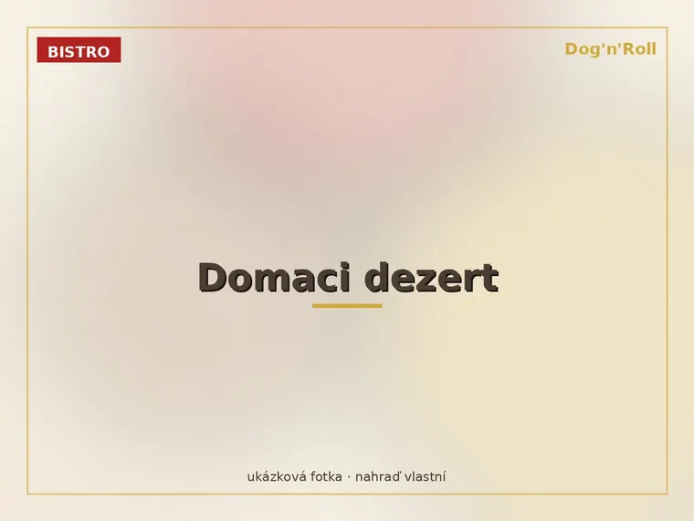 Bistro By D'n'R — Domaci dezert