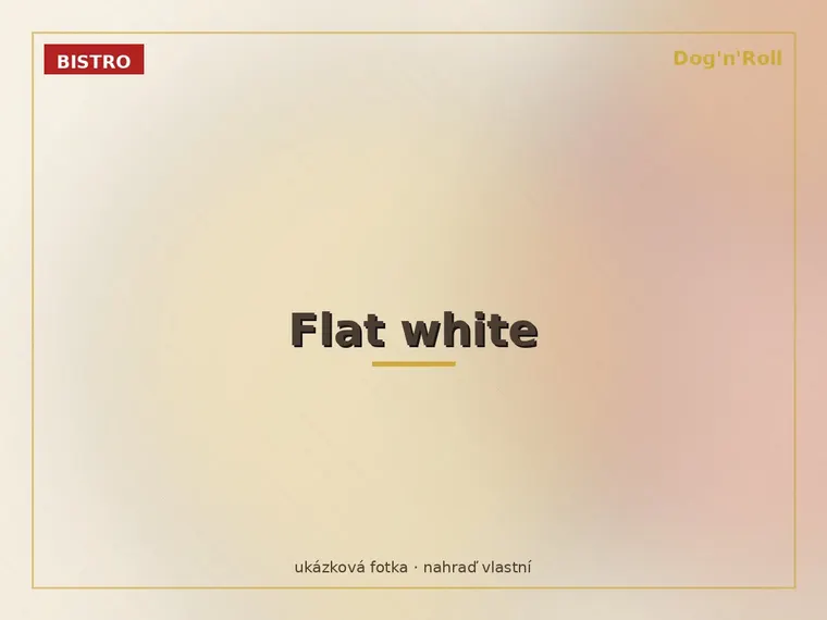 Bistro By D'n'R — Flat white