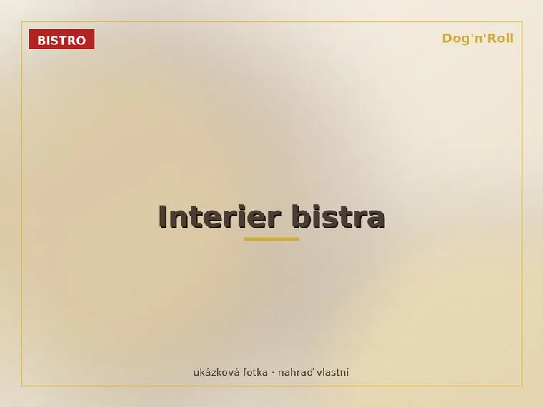 Bistro By D'n'R — Interier bistra